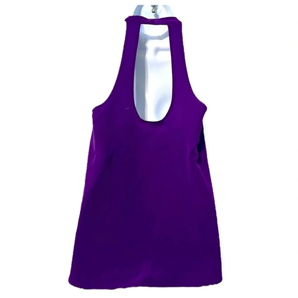 Amanda Uprichard Purple Silk Blouse Size Petite - Picture 6 of 8